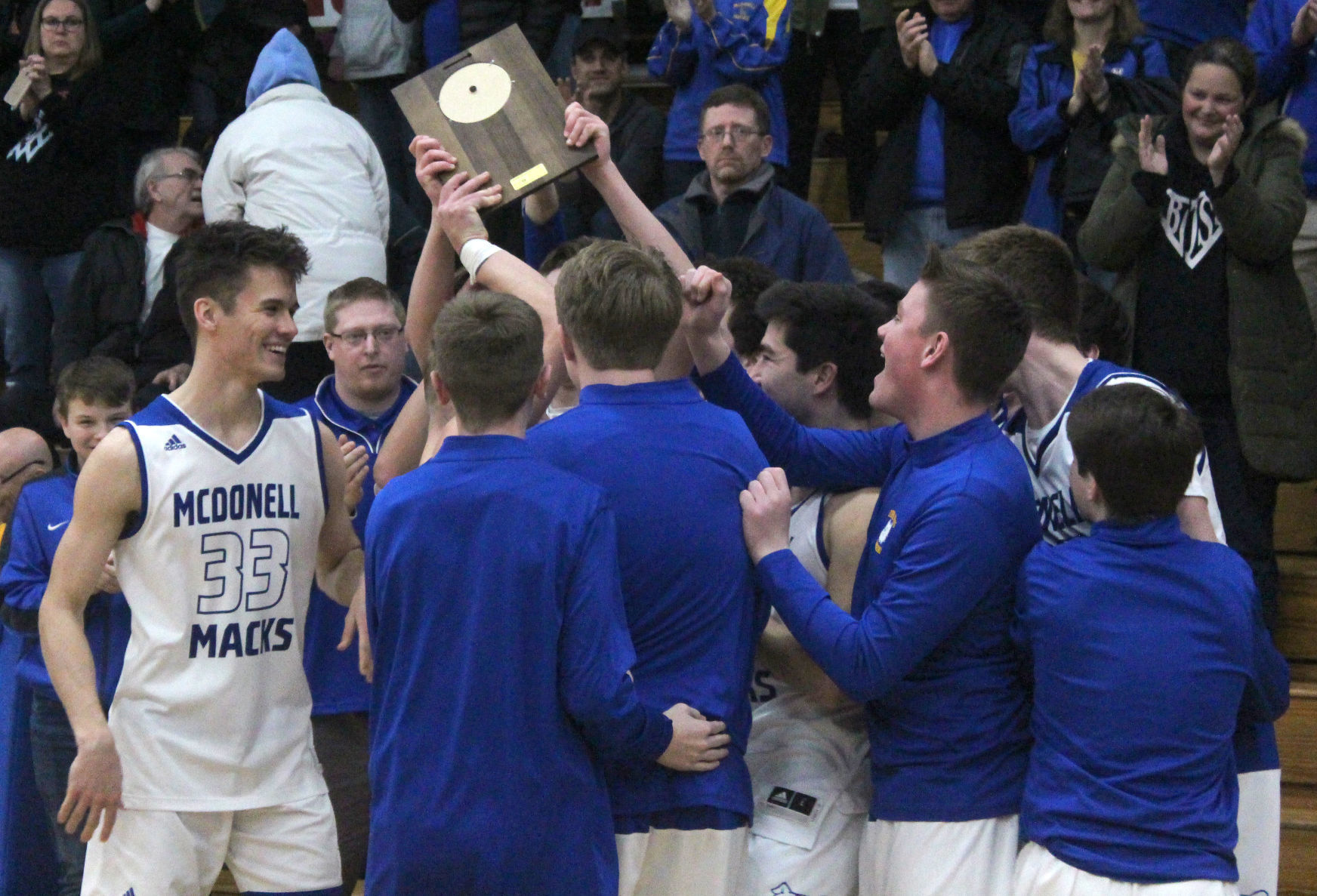 Prentice at McDonell boys basketball 3-2-19
